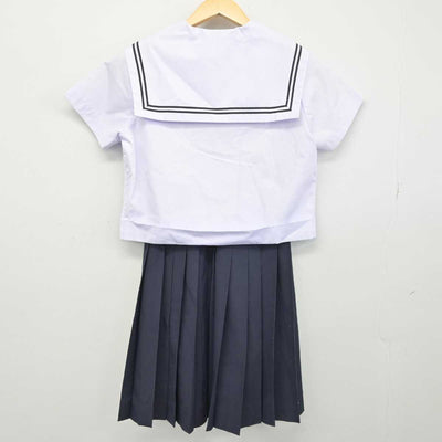 【中古】山口県 川中中学校 女子制服 2点 (セーラー服・スカート) sf049048