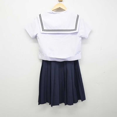 【中古】山口県 川中中学校 女子制服 2点 (セーラー服・スカート) sf049049