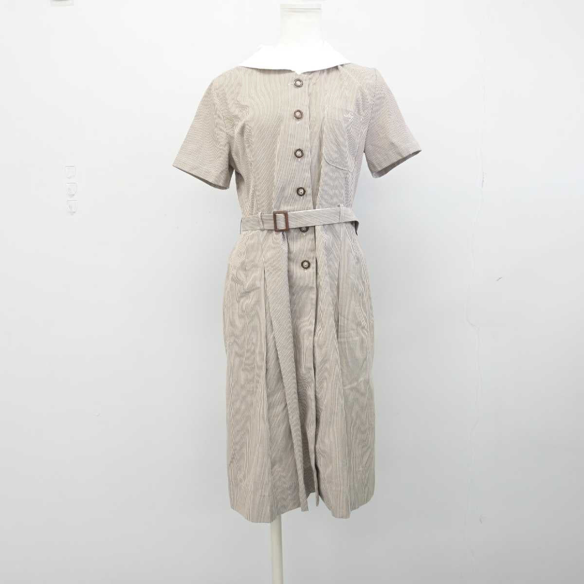 【中古】京都府 ノートルダム女学院高等学校 女子制服 2点 (ワンピース) sf049058