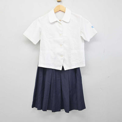 【中古】愛知県 豊田高等学校/旧制服 女子制服 3点 (シャツ・スカート) sf049077