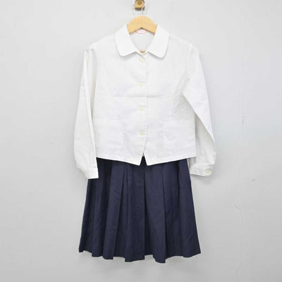 【中古】愛知県 豊田高等学校/旧制服 女子制服 3点 (シャツ・スカート) sf049077