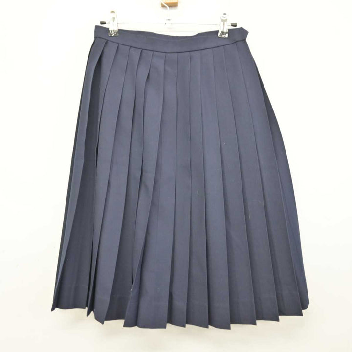 O268 (中古) 兵庫県 朝日中学校 セーラー服 4点セット /M/L/W69