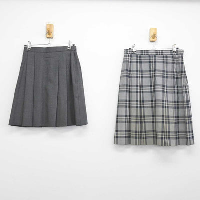 【中古】東京都 桜丘中学校高等学校 女子制服 2点 (スカート・スカート) sf049100