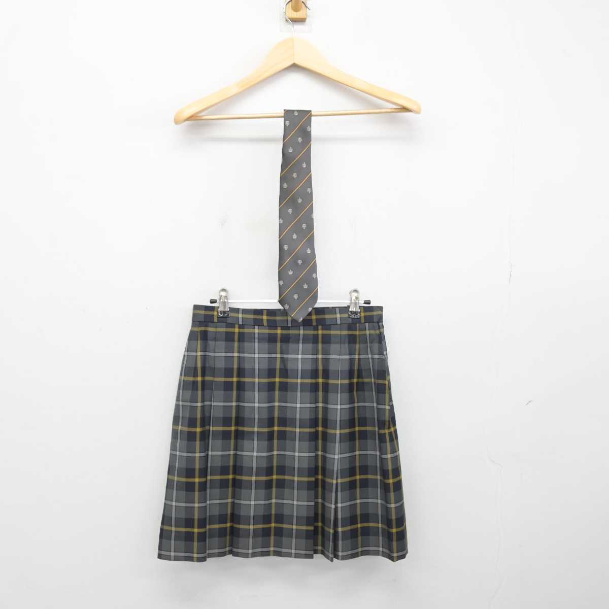 【中古】東京都 桜丘中学校高等学校 女子制服 2点 (スカート) sf049101