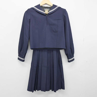 【中古】東京都 小松川高等学校 女子制服 2点 (セーラー服・スカート) sf049105