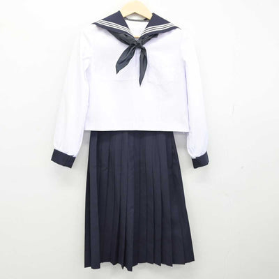 【中古】北海道 札幌啓成高等学校 女子制服 3点 (セーラー服・スカート) sf049112