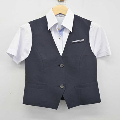 【中古】北海道 札幌国際情報高等学校 女子制服 3点 (ベスト・シャツ) sf049116