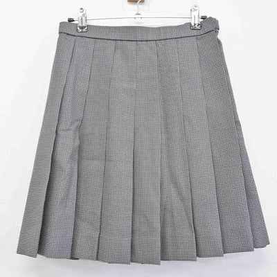 【中古】東京都 専修大学附属高等学校 女子制服 2点 (ニット・スカート) sf049120