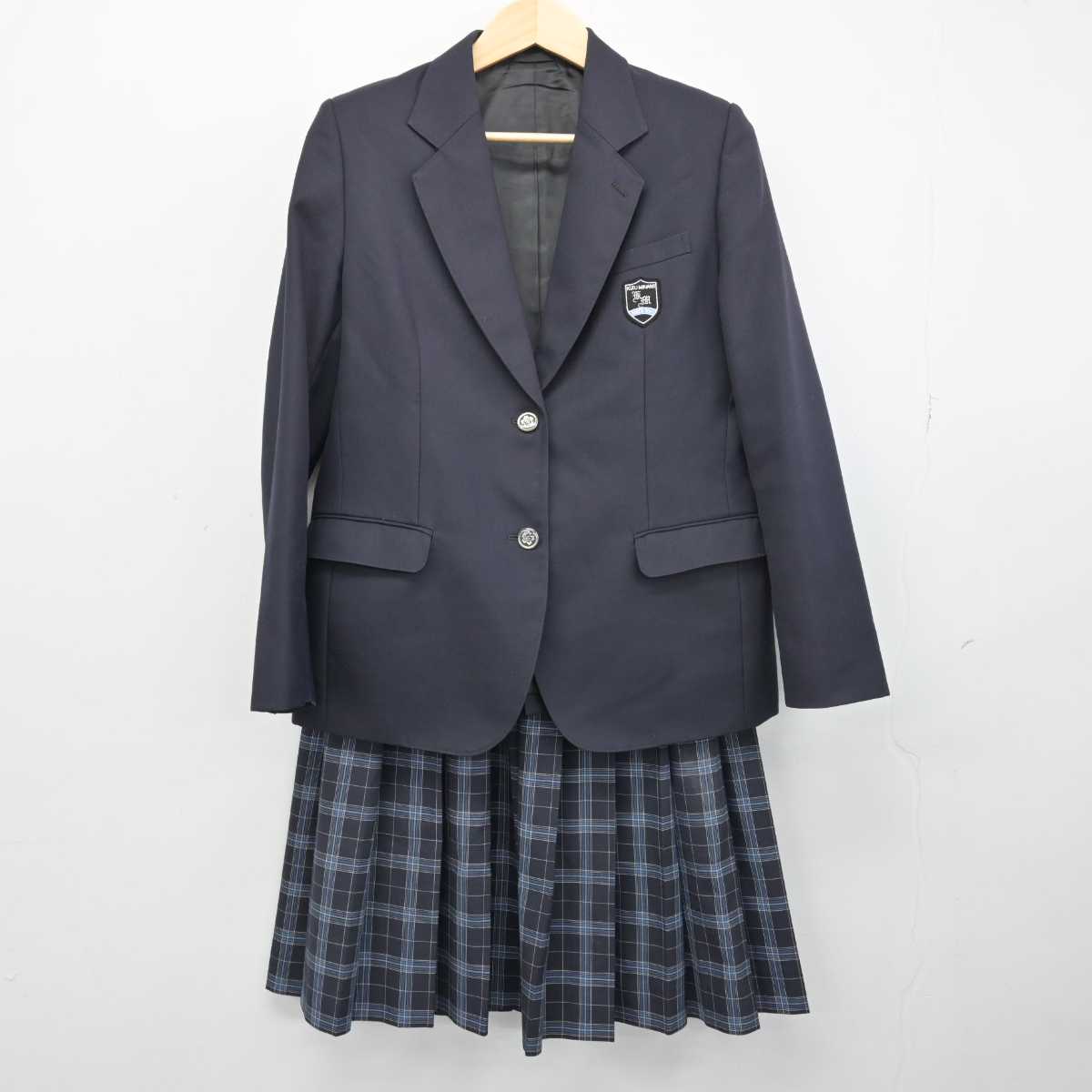 【中古】京都府 木津南中学校 女子制服 2点 (ブレザー・スカート) sf049126