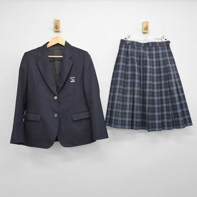 【中古】京都府 木津南中学校 女子制服 2点 (ブレザー・スカート) sf049126