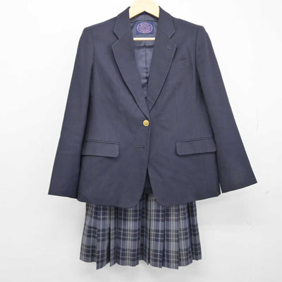 【中古】神奈川県 横浜市立みなと総合高等学校 女子制服 3点 (ブレザー・スカート) sf049127