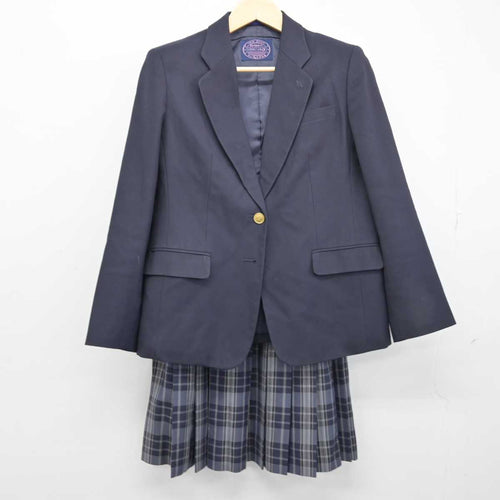 【中古】 クラーク記念国際高等学校 女子制服 4点 (ブレザー・シャツ