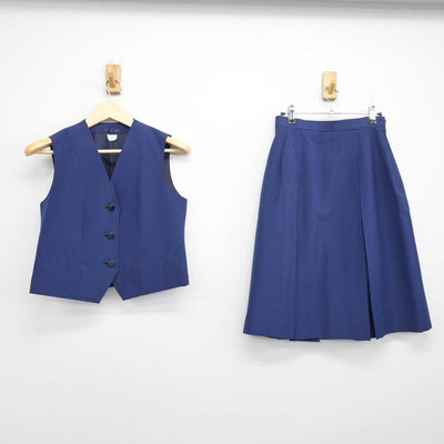 【中古】神奈川県 川崎市立白鳥中学校 女子制服 2点 (ベスト・スカート) sf049131