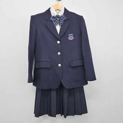 【中古】青森県 大湊高等学校 女子制服 5点 (ブレザー・シャツ・スカート) sf049136