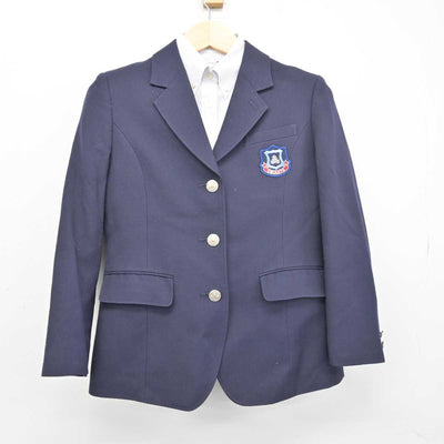 【中古】青森県 大湊高等学校 女子制服 2点 (ブレザー・シャツ) sf049138