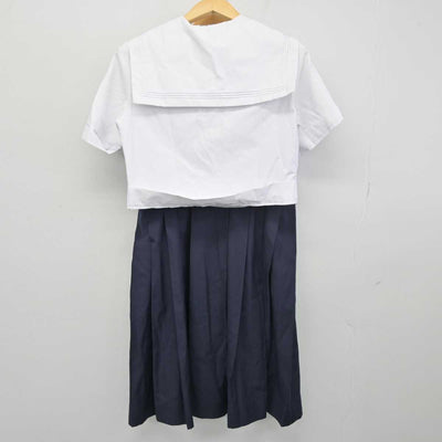 【中古】福岡県 折尾愛真高等学校 女子制服 2点 (セーラー服・スカート) sf049154