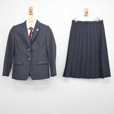 【中古】千葉県 千葉県立千葉女子高等学校 女子制服 5点 (ブレザー・シャツ・スカート) sf049159