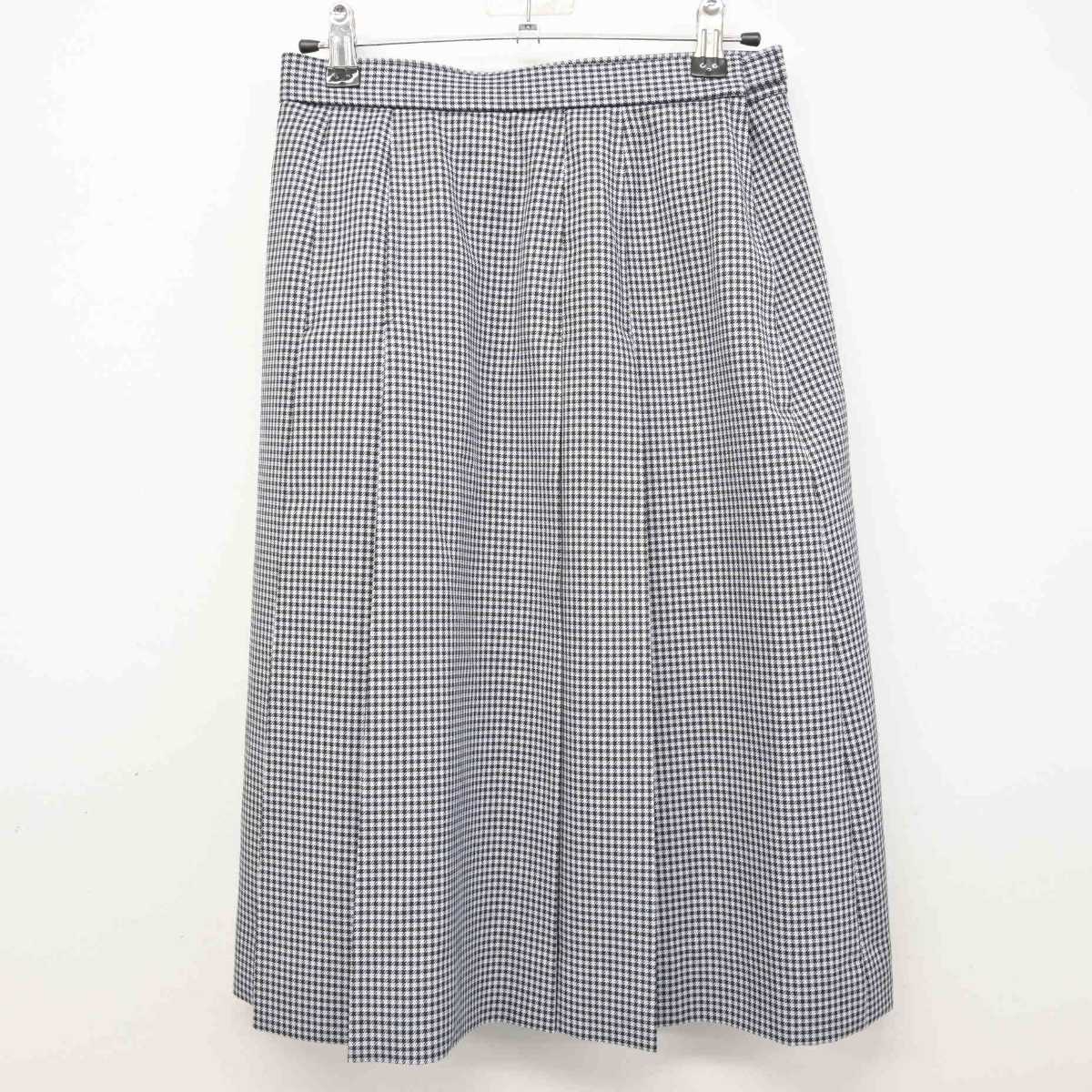 【中古】北海道 札幌市立厚別中学校 女子制服 4点 (ブレザー・ベスト・シャツ・スカート) sf049164