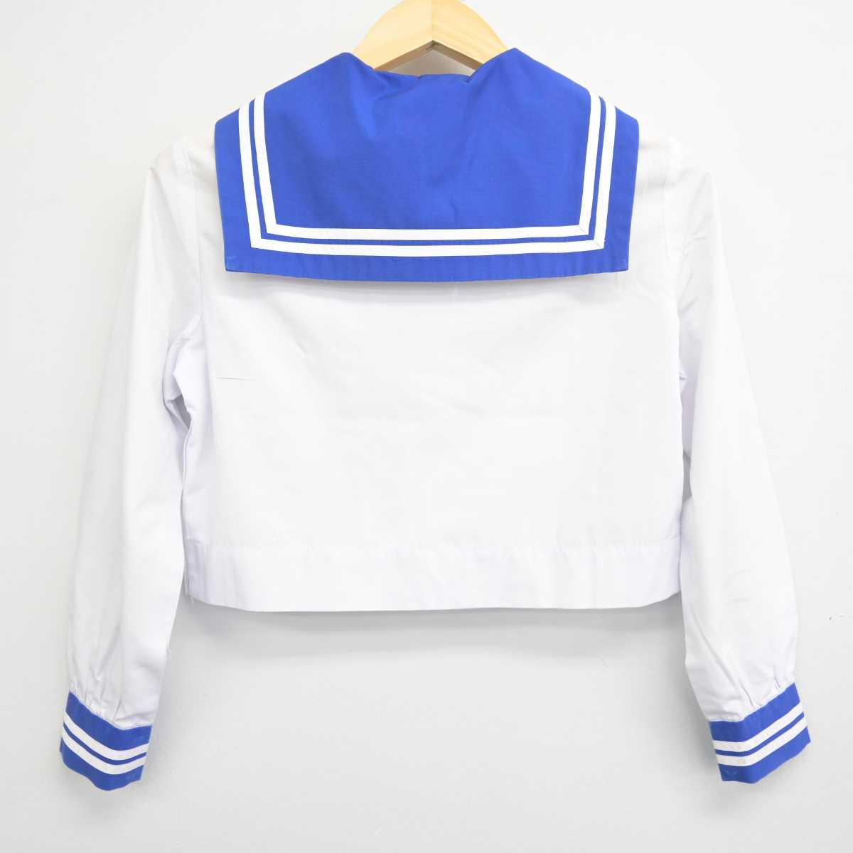 【中古】熊本県 出水中学校 女子制服 3点 (セーラー服) sf049172