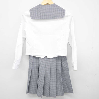 【中古】熊本県 東海大学付属熊本星翔高等学校 女子制服 4点 (セーラー服・スカート) sf049176