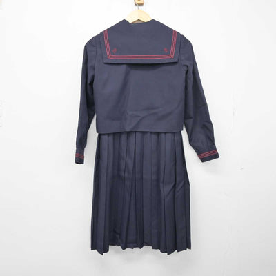 【中古】東京都 両国中学校 女子制服 3点 (セーラー服・ジャンパースカート) sf049189