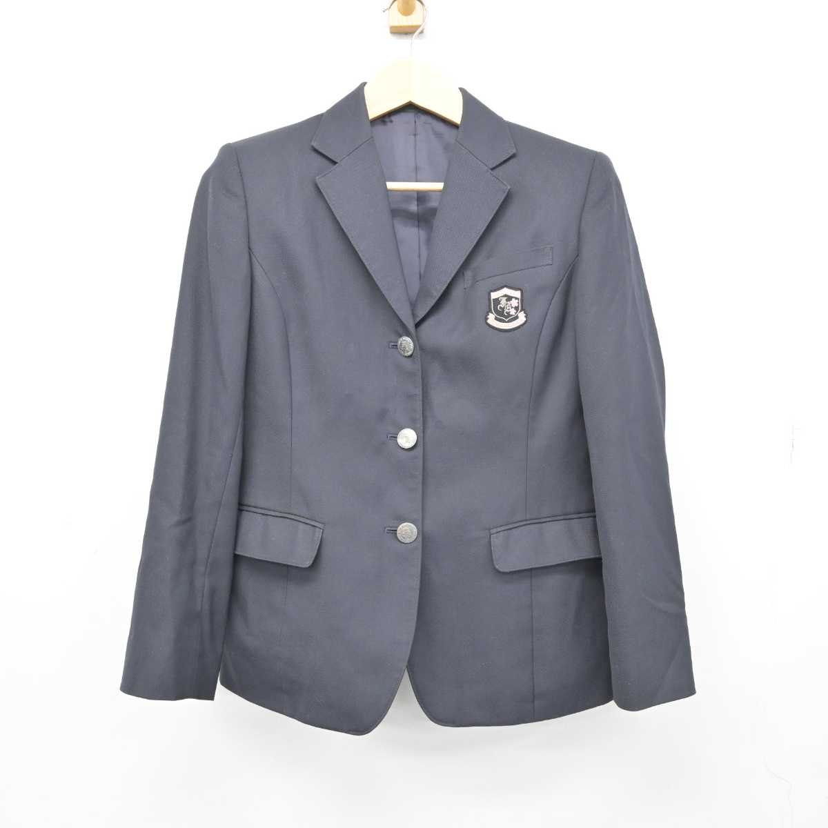 【中古】福岡県 福岡農業高等学校 女子制服 3点 (ブレザー・シャツ・スカート) sf049195