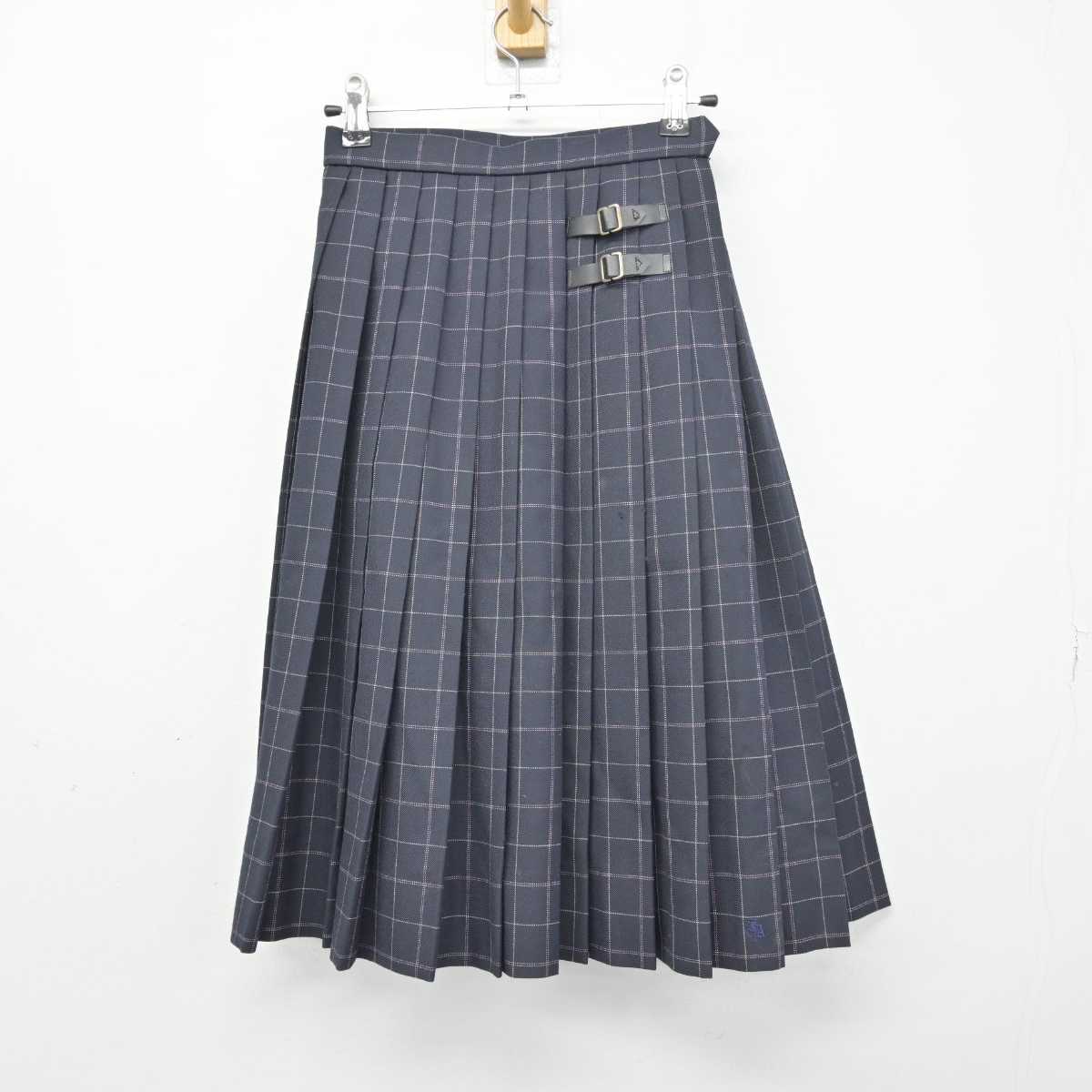 【中古】福岡県 福岡農業高等学校 女子制服 3点 (ブレザー・シャツ・スカート) sf049196