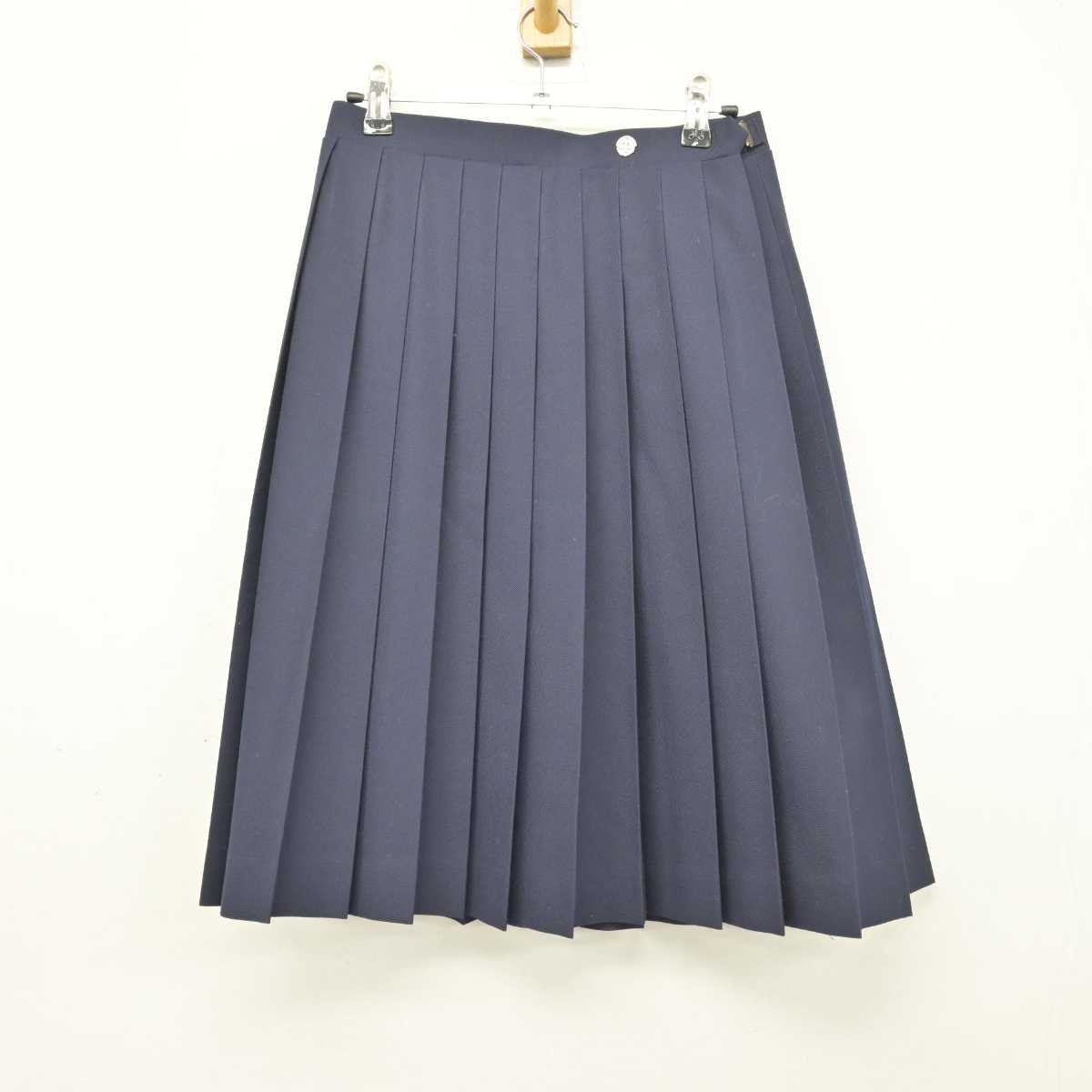 【中古】埼玉県 幡羅中学校 女子制服 6点 (ブレザー・ベスト・シャツ・スカート) sf049201