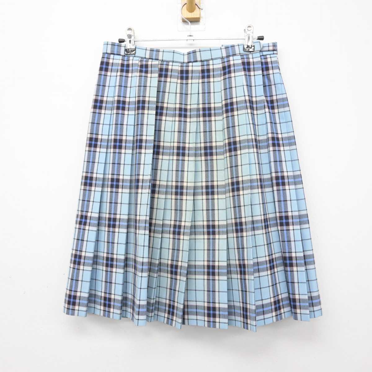 【中古】 クラーク記念国際高等学校 女子制服 3点 (シャツ・スカート) sf049206