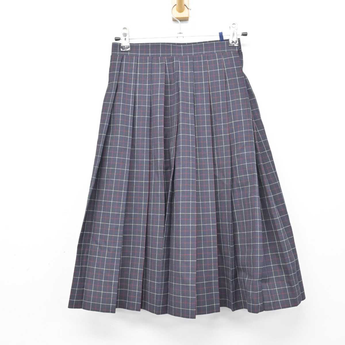 【中古】東京都 二之江中学校 女子制服 5点 (ブレザー・ニット・シャツ・スカート) sf049209