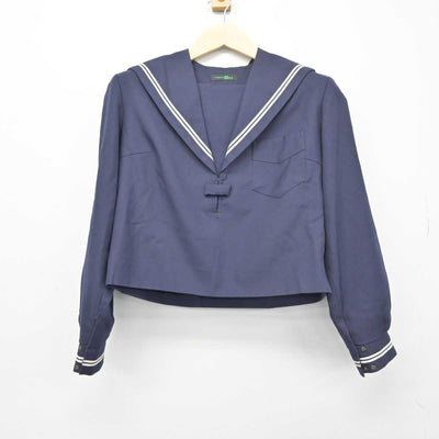 【中古】大阪府 吹田市立第六中学校 女子制服 2点 (セーラー服・スカート) sf049213