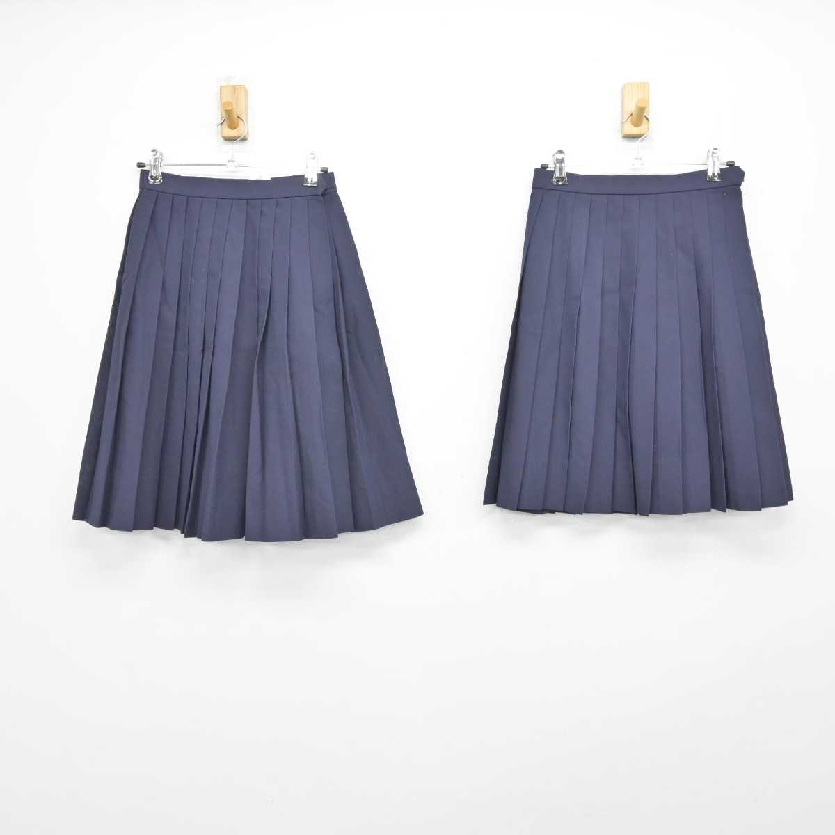 【中古】大阪府 吹田市立第六中学校 女子制服 2点 (スカート・スカート) sf049215