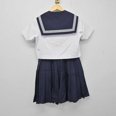 【中古】愛知県 尾西第一中学校 女子制服 2点 (セーラー服・スカート) sf049221