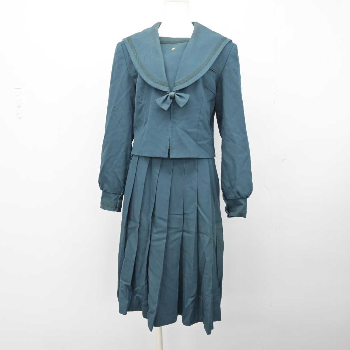 【中古】千葉県 成田国際高等学校 女子制服 3点 (セーラー服・スカート) sf049225