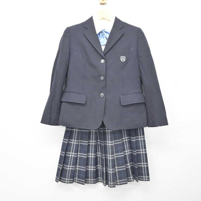 【中古】愛知県 聖カピタニオ女子高等学校 女子制服 5点 (ブレザー・シャツ・スカート) sf049229