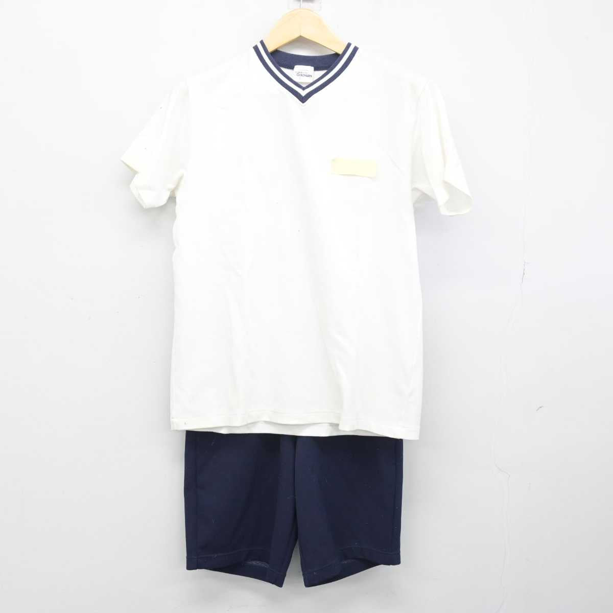 【中古】愛知県 聖カピタニオ女子高等学校 女子制服 2点 (体操服 上・体操服 下) sf049234