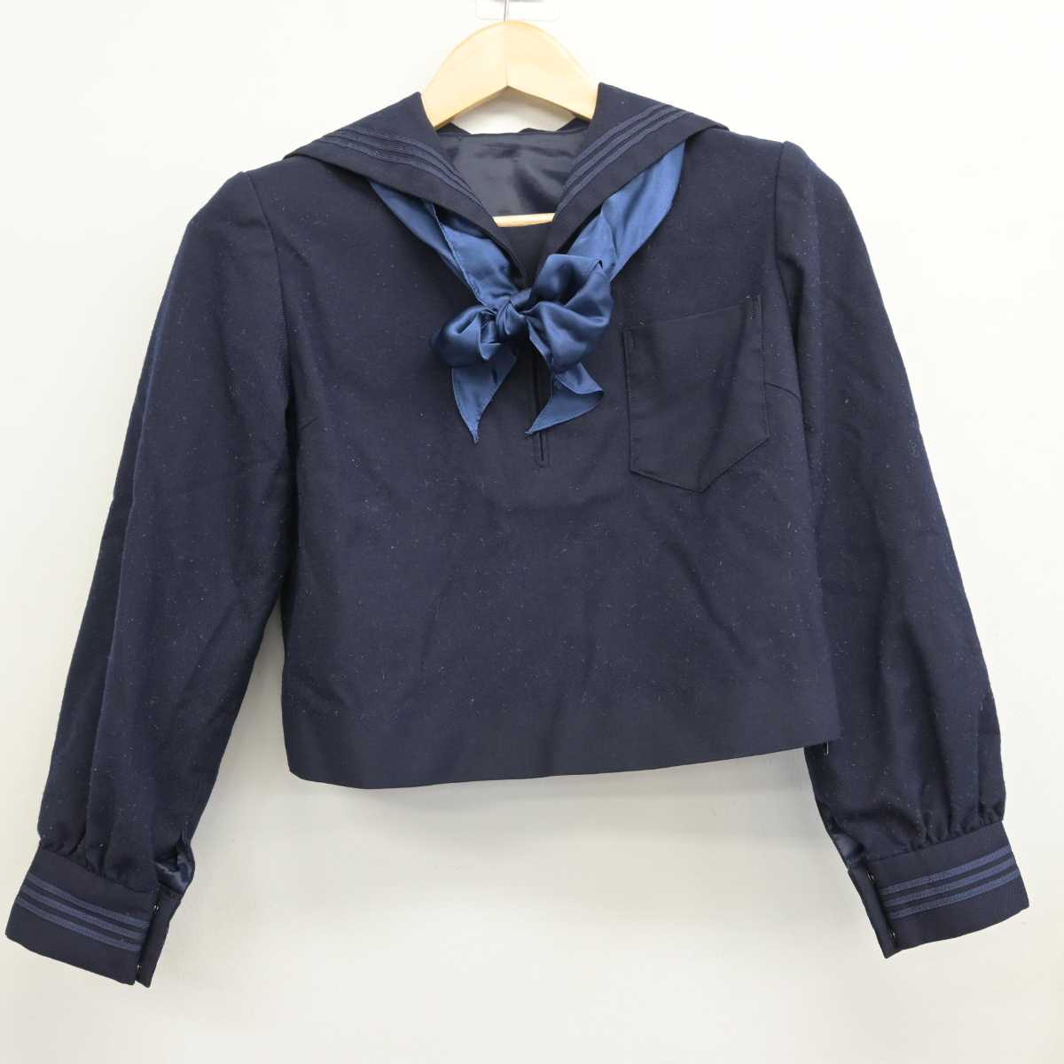 【中古】東京都 東京学芸大学附属高等学校 女子制服 3点 (セーラー服・スカート) sf049235