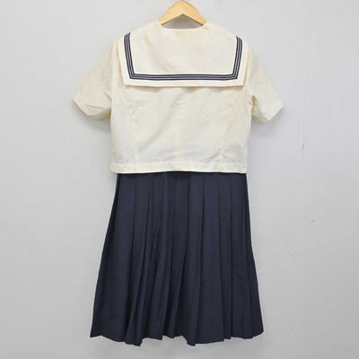 【中古】福岡県 博多女子高等学校 女子制服 2点 (セーラー服・ジャンパースカート) sf049242