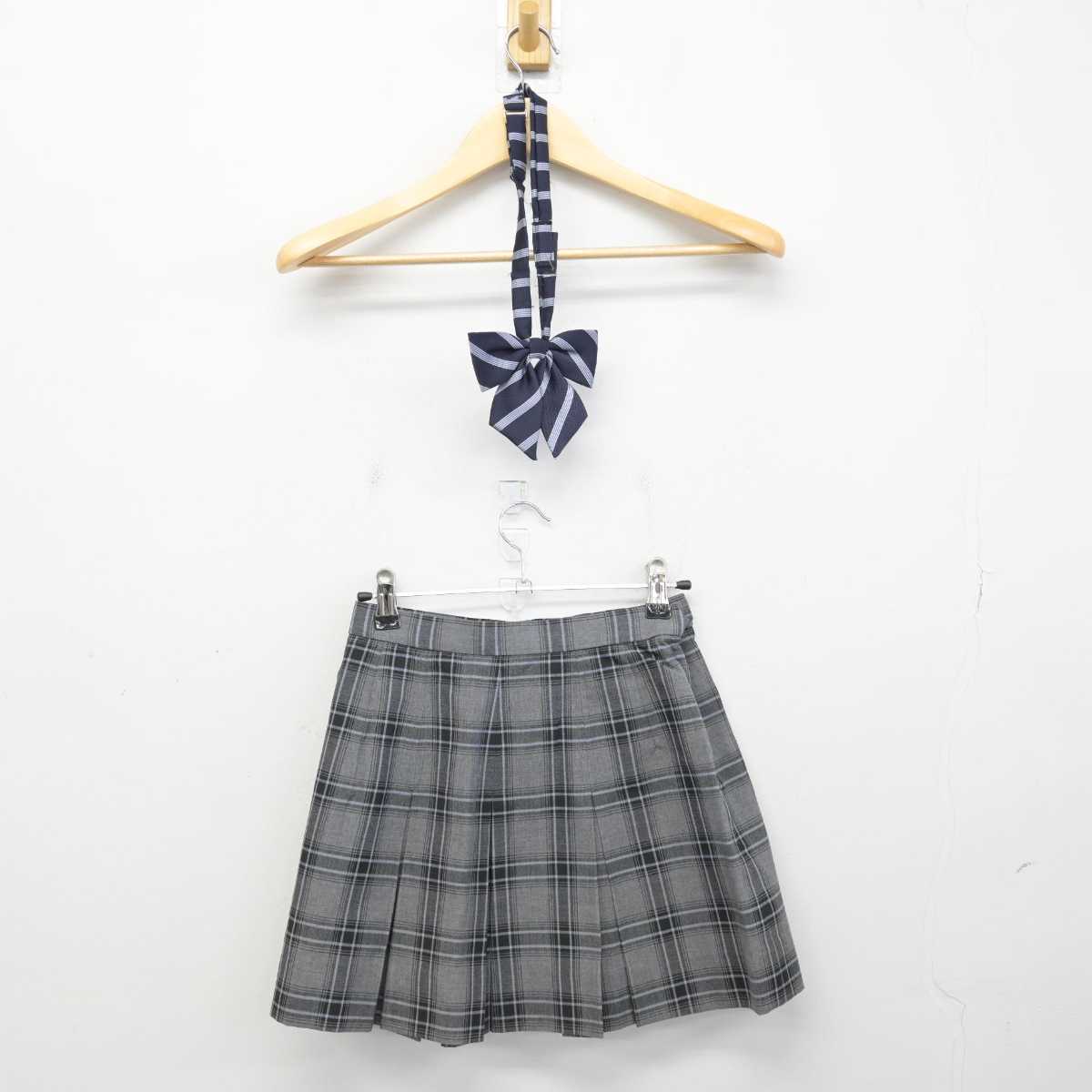 【中古】神奈川県 相模原城山高等学校 女子制服 2点 (スカート) sf049244