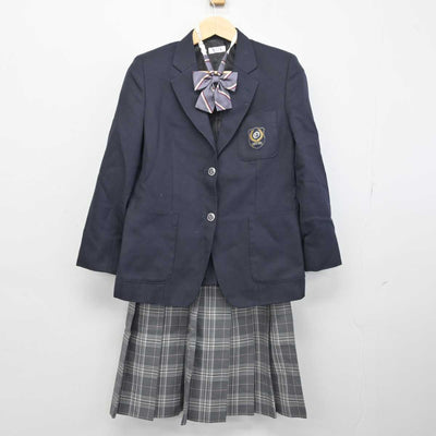 【中古】群馬県 大間々高等学校 女子制服 4点 (ブレザー・スカート・スカート) sf049245