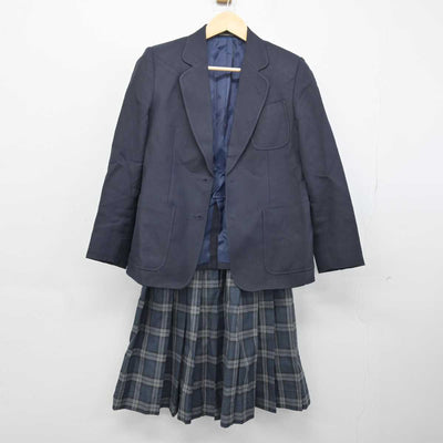 【中古】東京都 東京学芸大附属竹早中学校 女子制服 3点 (ブレザー・スカート・スカート) sf049257