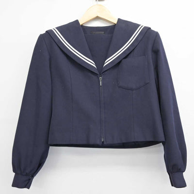 【中古】愛知県 志賀中学校 女子制服 2点 (セーラー服・スカート) sf049258