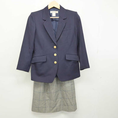 【中古】 学校名不明 女子制服 2点 (ブレザー・スカート) sf049266