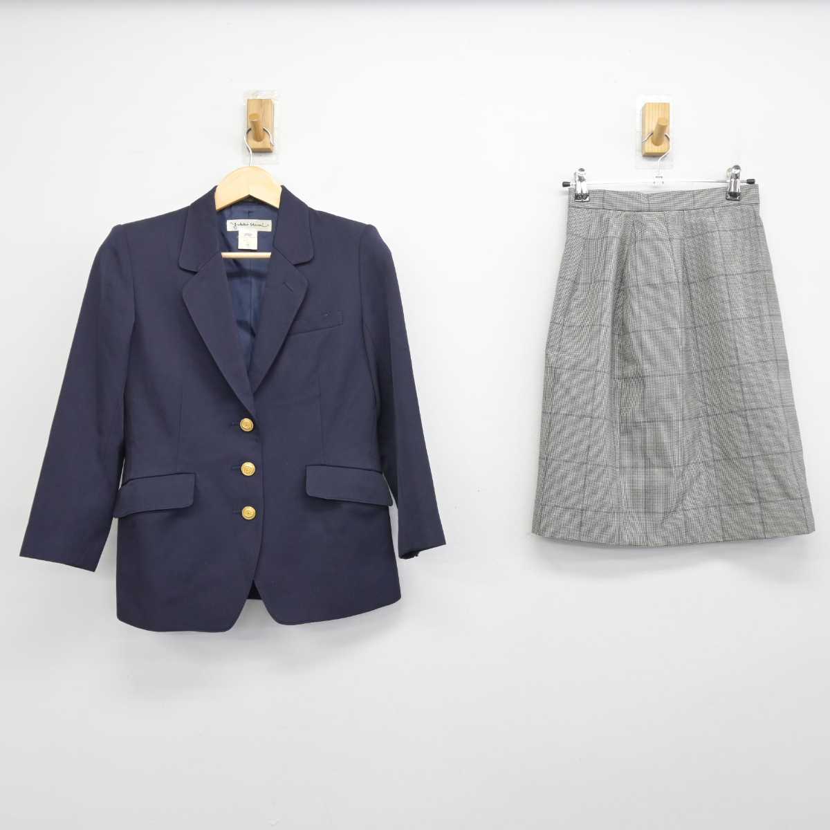 【中古】 学校名不明 女子制服 2点 (ブレザー・スカート) sf049266