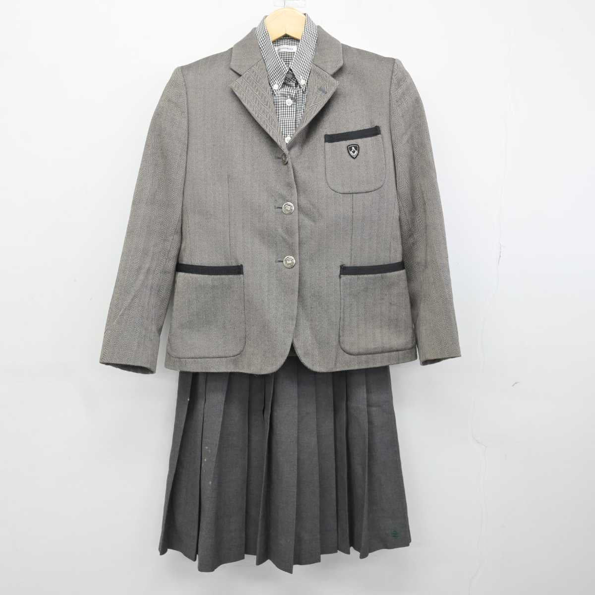 【中古】宮城県 泉松陵高等学校 女子制服 3点 (ブレザー・シャツ・スカート) sf049267