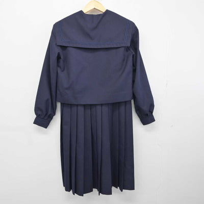 【中古】兵庫県 長坂中学校 女子制服 2点 (セーラー服・ジャンパースカート) sf049277