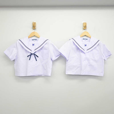 【中古】兵庫県 長坂中学校 女子制服 3点 (セーラー服) sf049279