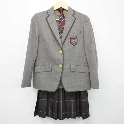 【中古】東京都 千代田国際中学校 女子制服 3点 (ブレザー・スカート) sf049296