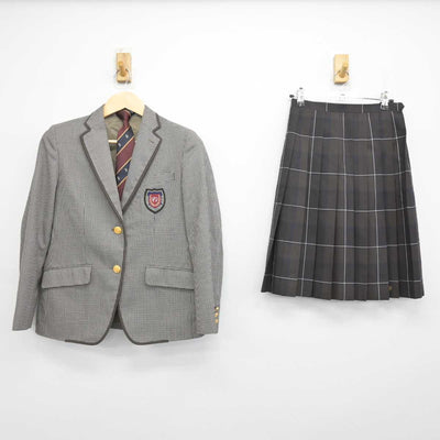 【中古】東京都 千代田国際中学校 女子制服 3点 (ブレザー・スカート) sf049296