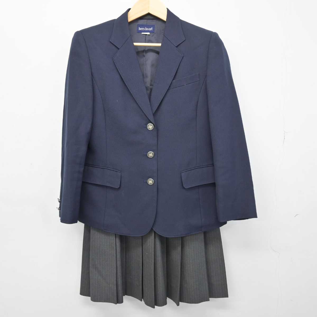 【中古】岐阜県 可児高等学校 女子制服 2点 (ブレザー・スカート) sf049300